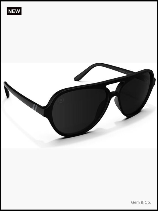 Polarized Aviator Sunglasses with Wrap-Around Frame, 100% UV Protection